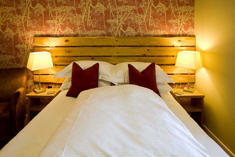 One of our comfy beds in our award winning rooms